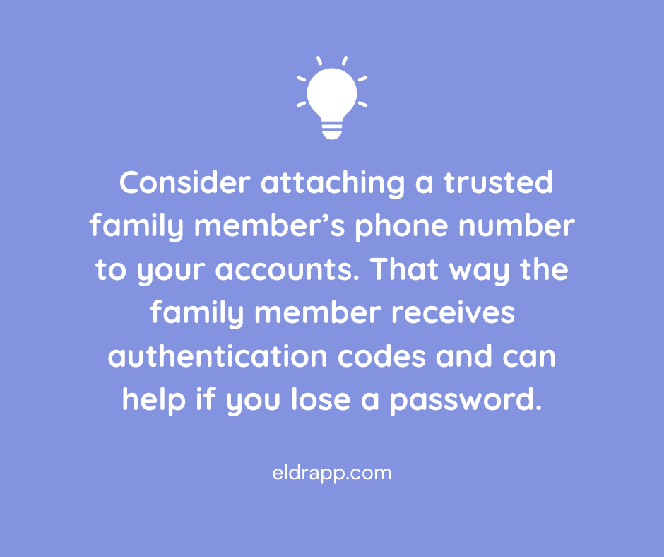 tip for maintaining two factor authentication